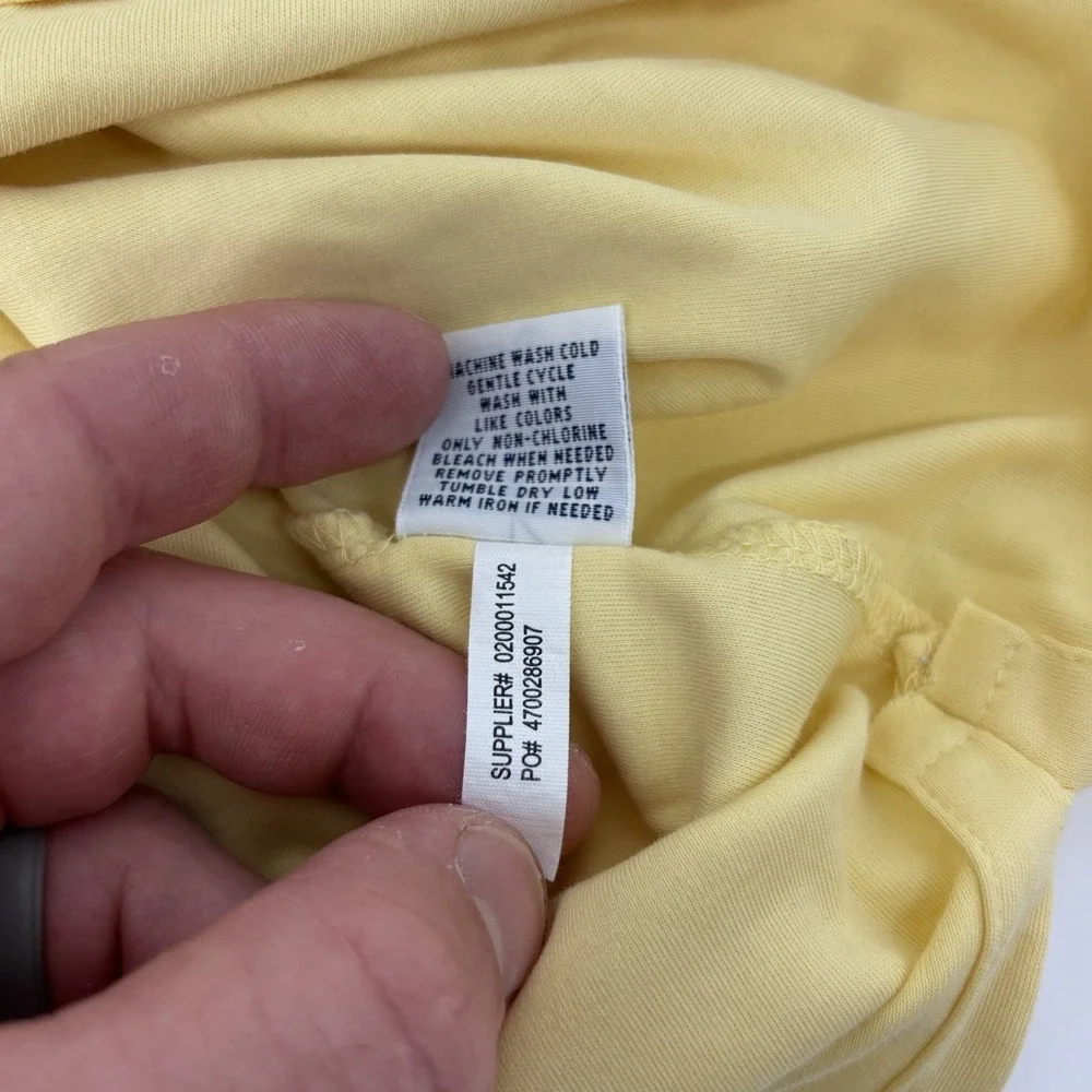Polo Ralph Lauren Men's XL Yellow Polo Shirt Pima Cotton Soft Touch Short Sleeve